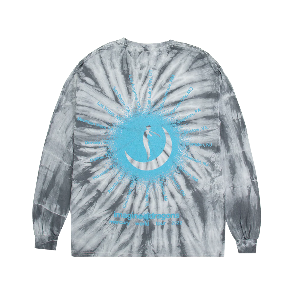 ID LOGO TIE DYE LONGSLEEVE T-SHIRT - Image 4